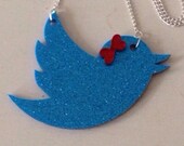 Shimmer Bird (girl) Necklace