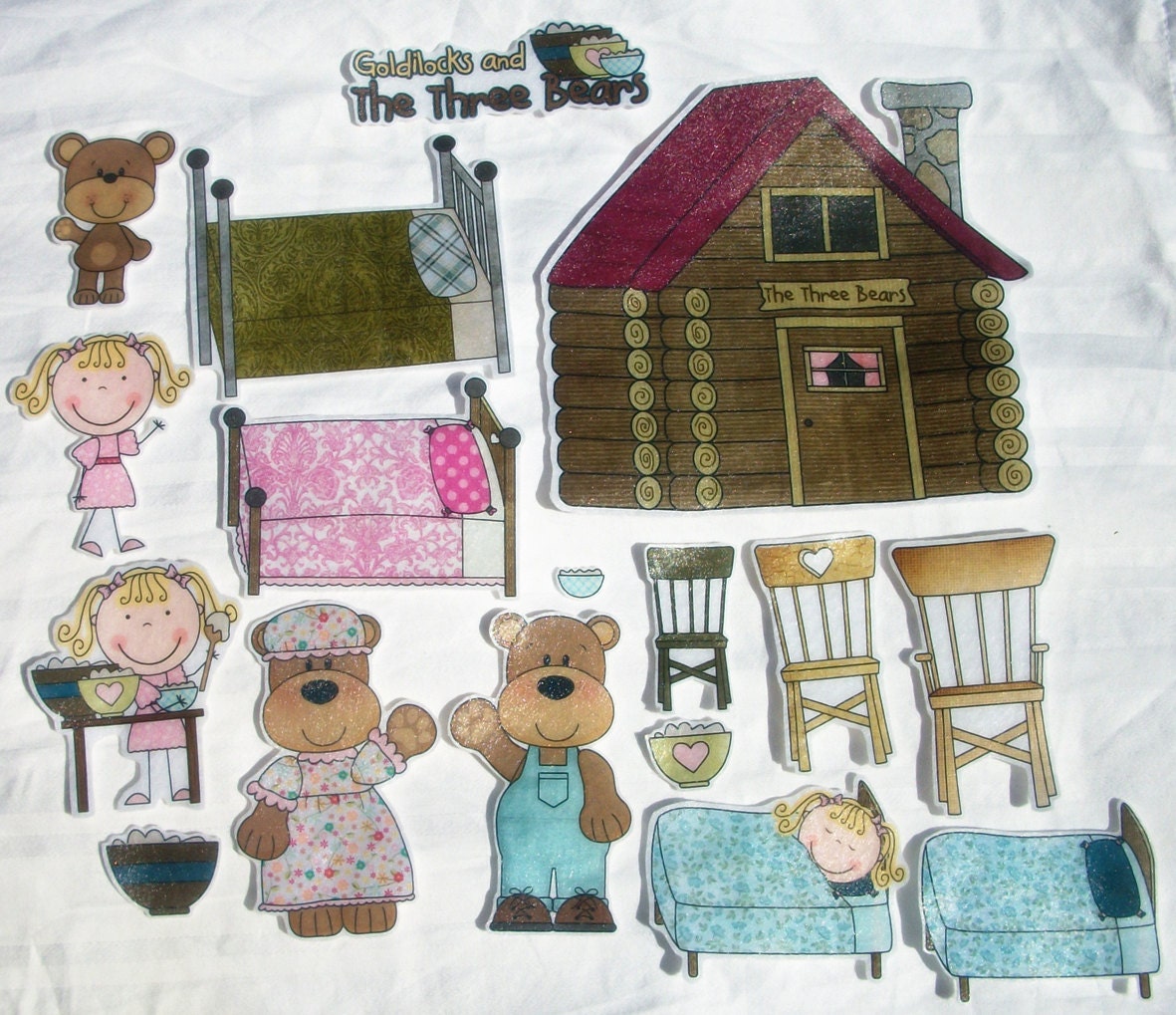 Goldilocks and the Three Bears Felt Board Story Set