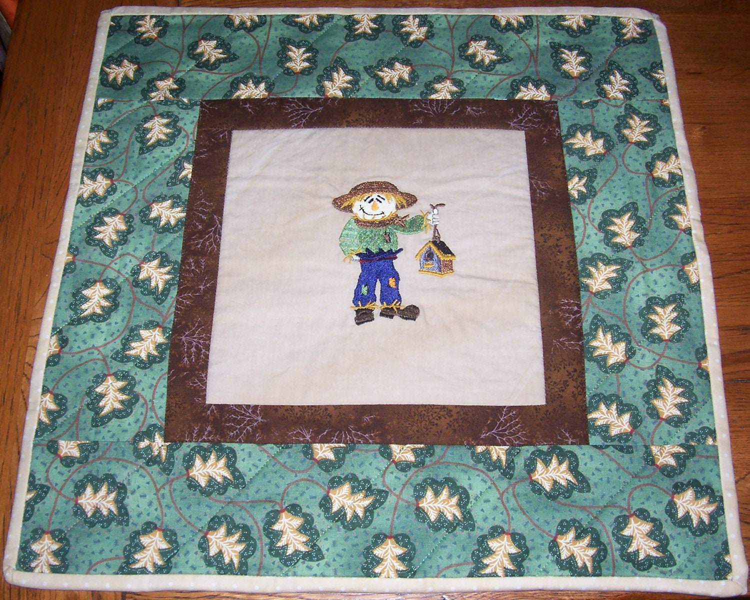 Scarecrow Mini Quilt or a Wall Hanging