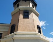 Lighthouse Fine Art, Sepia Lighthouse Home Decor, 8x10 Splitrock Lighthouse Photography, Northern Minnesota Lighthouse Photo