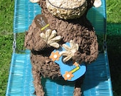 Ukulele Monkey Pinata - MADE TO ORDER