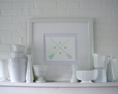 Arrows of Love: Limited Edition Letterpress Art Print