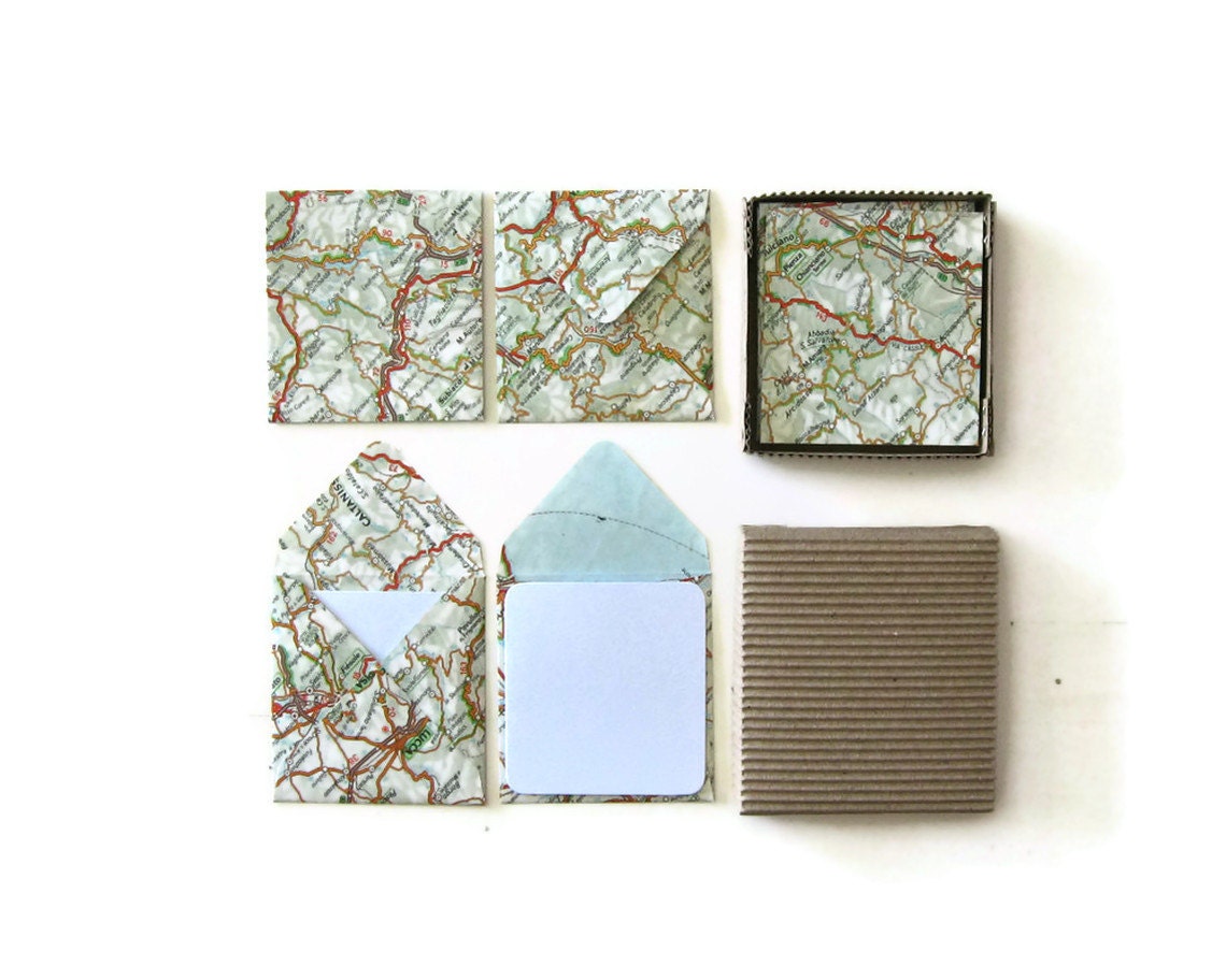 Map - Mini Stationery Set