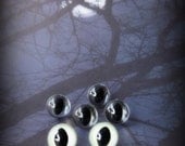 12mm GLOW in the Dark Cat Eyes - 3 pairs Craft Safety Eyes