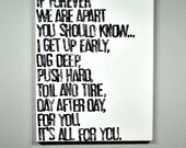 It's All For You...16x20 canvas