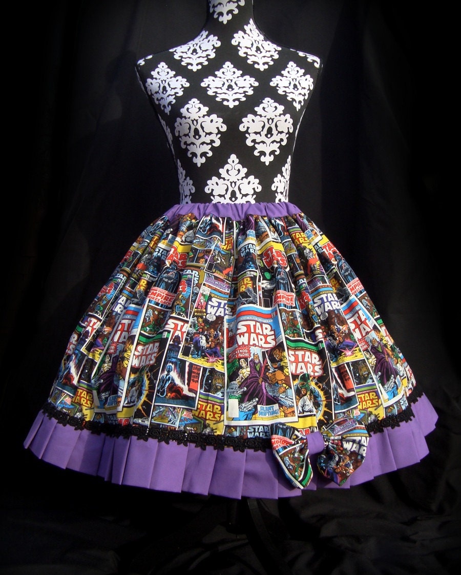 Star Wars Comic Book Lolita Skirt and Bow