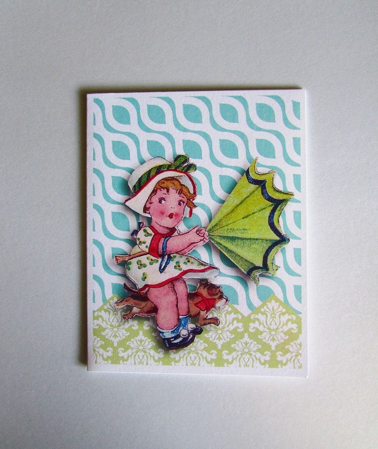 Thinking of You - Broken Things Notecard - Encouragement, Christian Card  - 1 Inspirational Card
