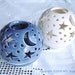White Candle Holder, Modern simple Decor, the ORIGINAL Star moon Candileria, Handmade Ceramic, Cute Dreamy Minimal gift IN STOCK