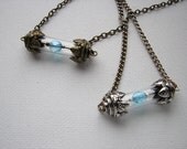 Brass Tube Necklace Geekery Glass Vial Tesseract