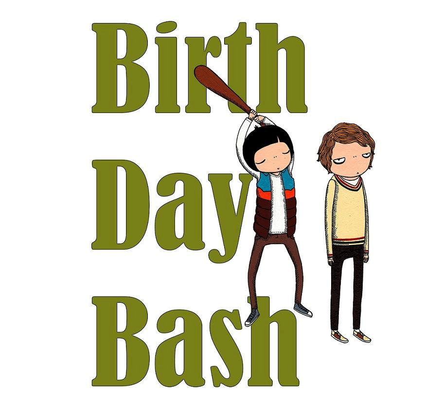 Birthday Bash - Blank Greeting Card