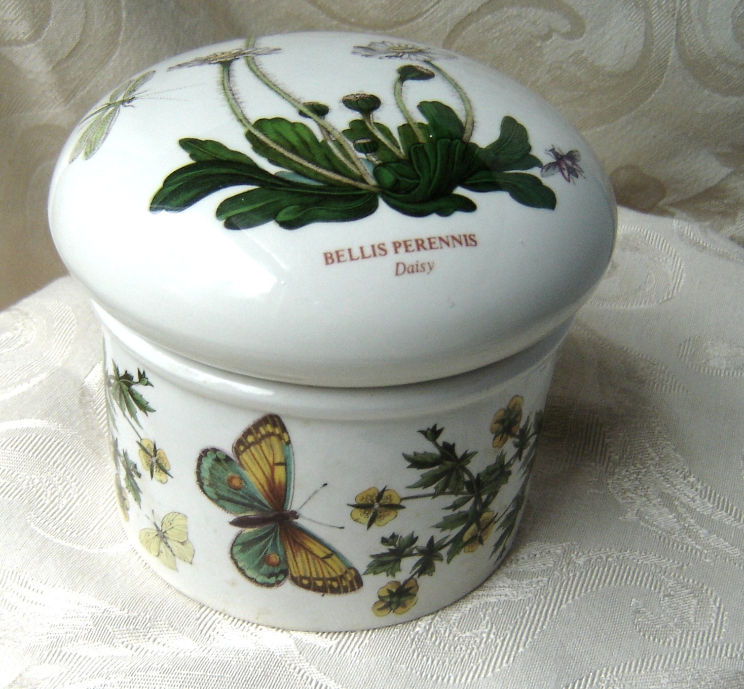 Portmeirion Botanica dome lid canister