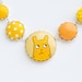 Yellow Necklace with rabbit