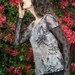 Black Lace Sleeves TShirt, Winer Long Sleeve Shirt, Plus Size Women Shirt, Designers T-Shirt, Goth, Gray T-Shirt