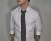 vintage brown Pierre Cardin pinstriped tie