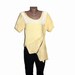 Ombre Top Tunic, Yellow Crochet Tunic, Boho Tunic, Crochet Top, Assymetric Tunic, Crochet Fashion, Gift for Her, OOAK