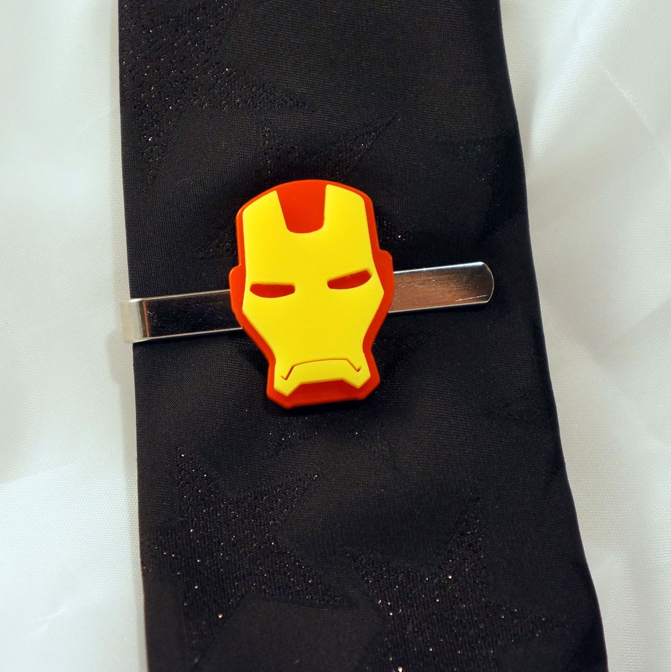 Iron Man Acrylic Plastic Tie Pin / Tie Tack / Tie Clip