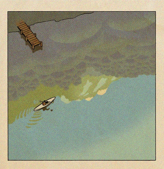 Original Illustration - Limited Edition A3 "LAKE" Print