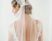 Mia style 068 Chantilly lace cap veil The Great Gatsby