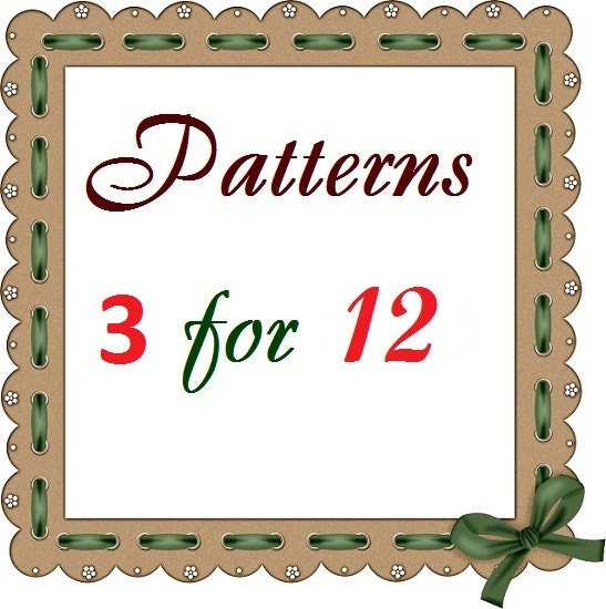 3 pattern savings pack