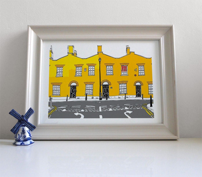 Southwark Row - Digital Print / Wall Art / Illustration