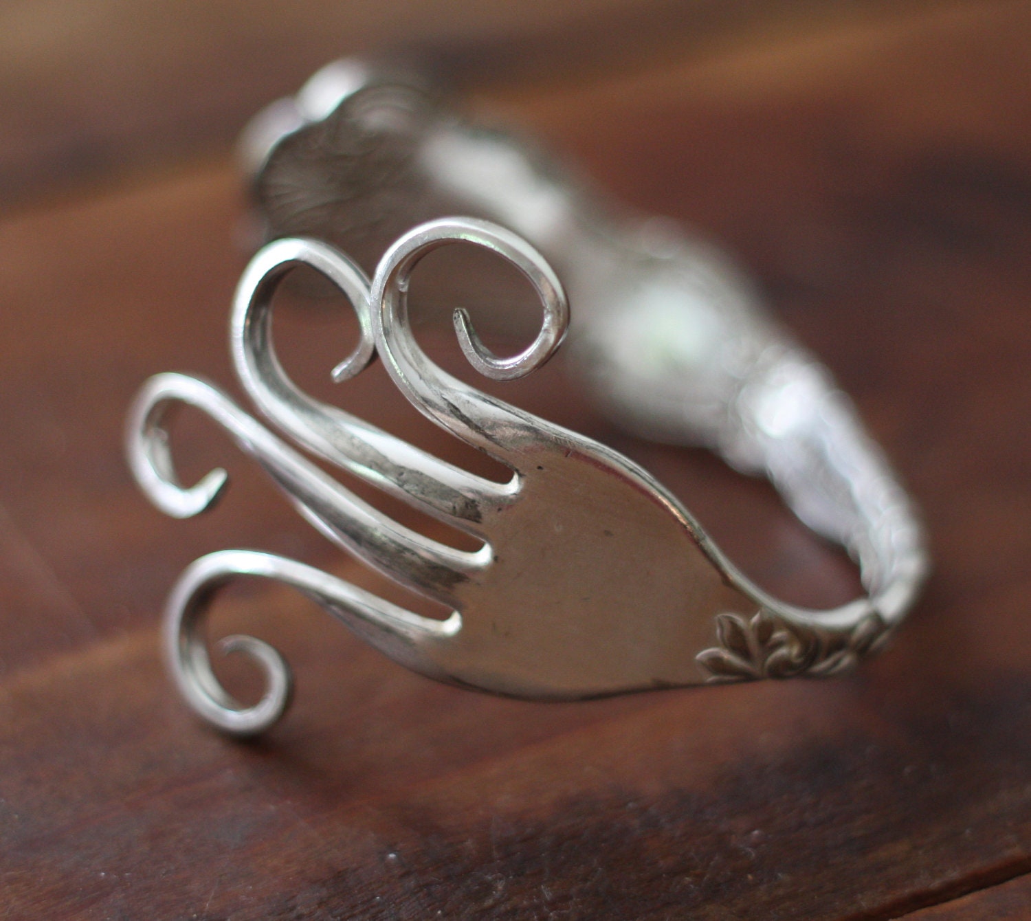 Fork Bracelet Antique Hartford Silver co 5 Pattern