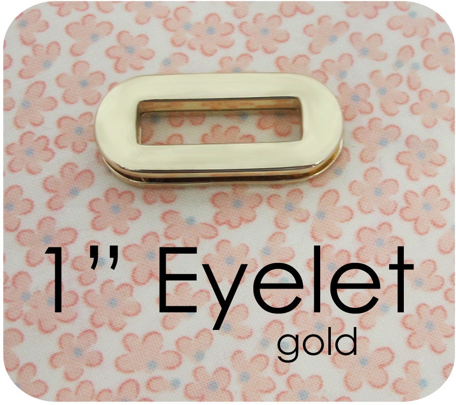 Small Eyelet 1 Inch Opening Gold