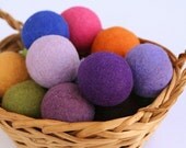 Dryer Balls - Felted - Wool - Eco Friendly - Laundry