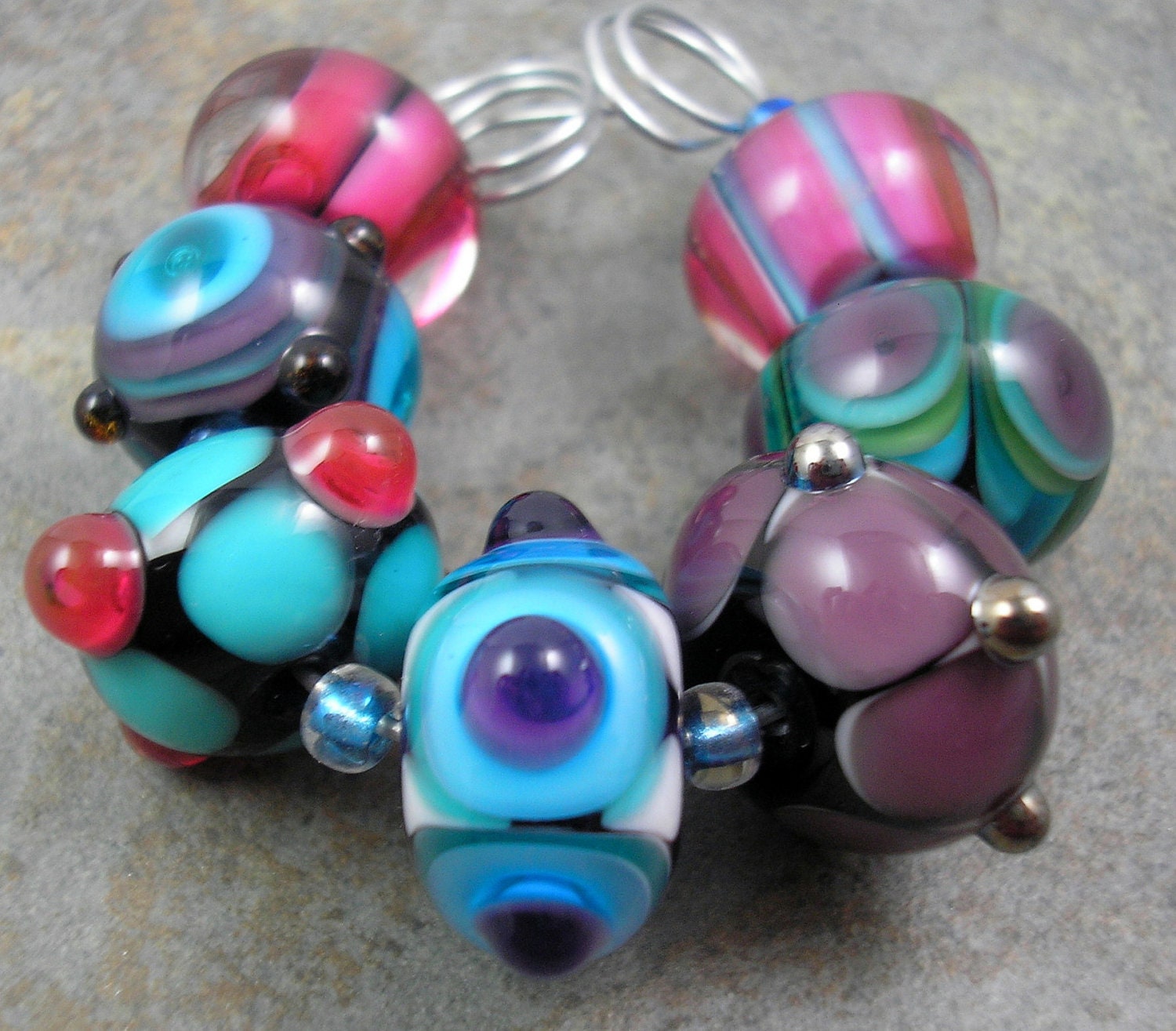 Little Jewels Lampwork Bead Set - Angelfire Art Glass