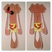 Sausage dog in sausage pants bookmark