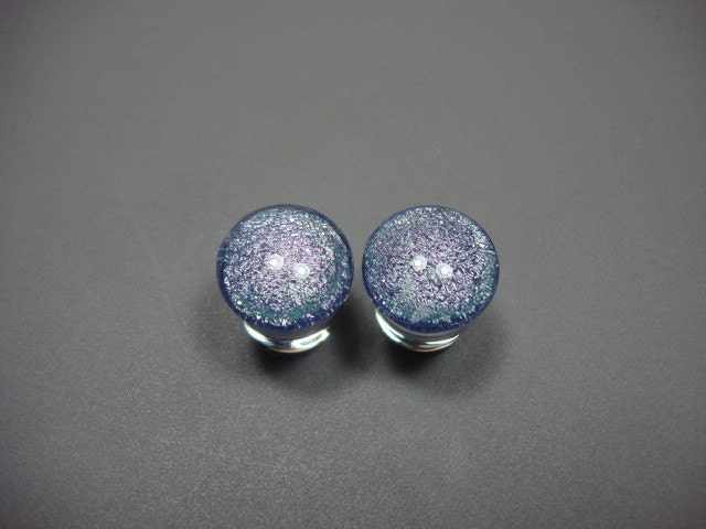 13mm Purple Dichro on Eggplant Fronts SF