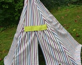 Childrens Kids Play Tepee Teepee Tent  6ft Tall   5 sided tent  No Assembly Required