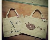 Get Crafty tote Scissors or Yarn