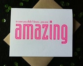 You are Amazing - neon
