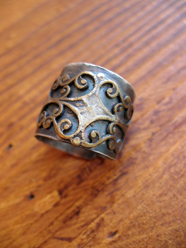 Ancient Scrolls Wrap Ring