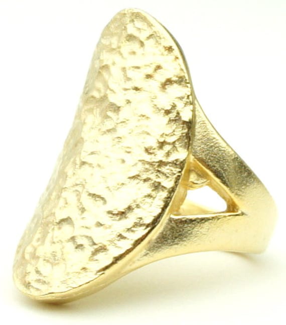 Birdhouse Jewelry - Gold Saddle Ring
