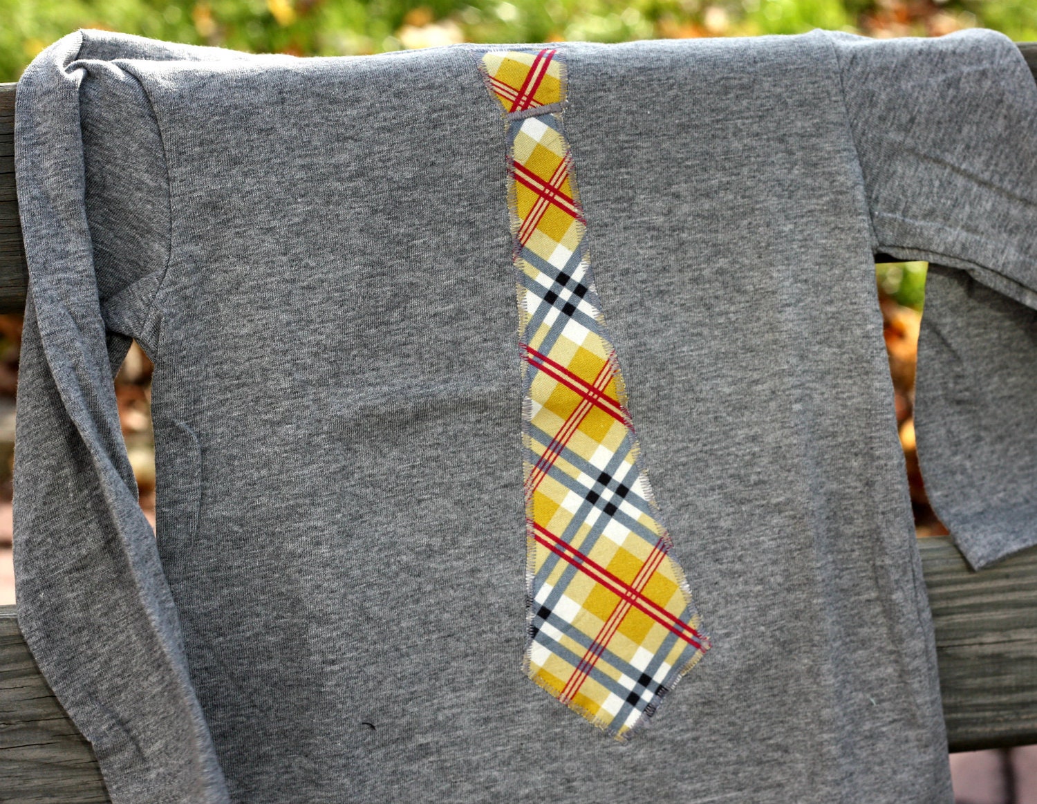 The Yellow Plaid Tie