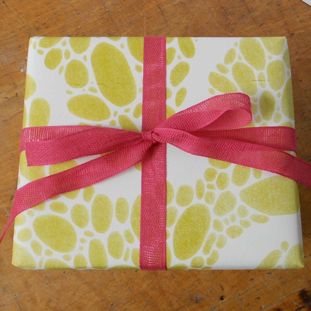 Chartreuse River Gift Wrap