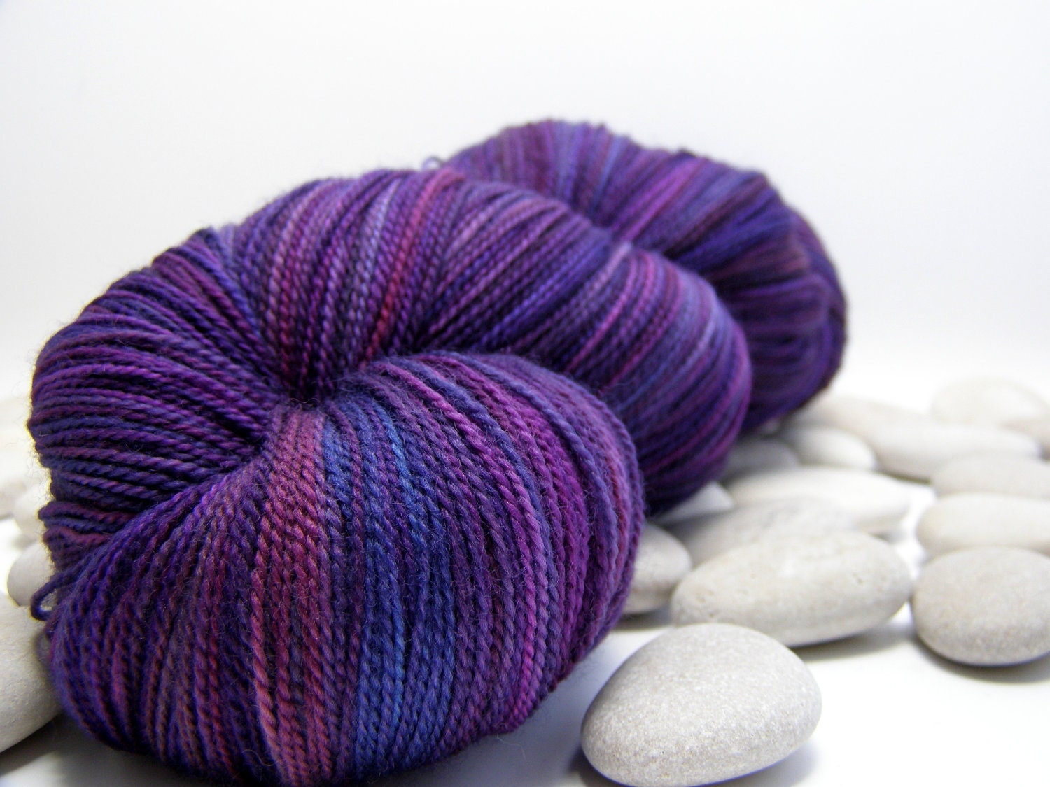 Hand Dyed Merino Lace Yarn - Lace Weight, Variegated, 870yds - Sweet Dreams