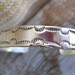 Sterling Silver  Cuff Bracelet by Custom order Choctaw Native American Indian jewelry