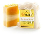 Lemongrass Artisan Soap - Handmade Soap, Scented Soap, Herbal Soap, All Natural Soap, Vegan Soap