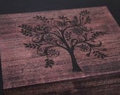 The Spring Tree Jewelry Box - Red Mahogany Stain
