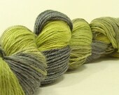 SALE Hand Painted Merino Bamboo Nylon Sock Yarn Gin & Tweed Multi Color Super Fresh