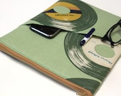 Men's new iPad 1 or 2 or iPad mini Case Retina Display Unisex Tablet Cover Zipper External Pockets Handmade - 45 Records