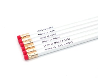 Less Is More Pencil Set