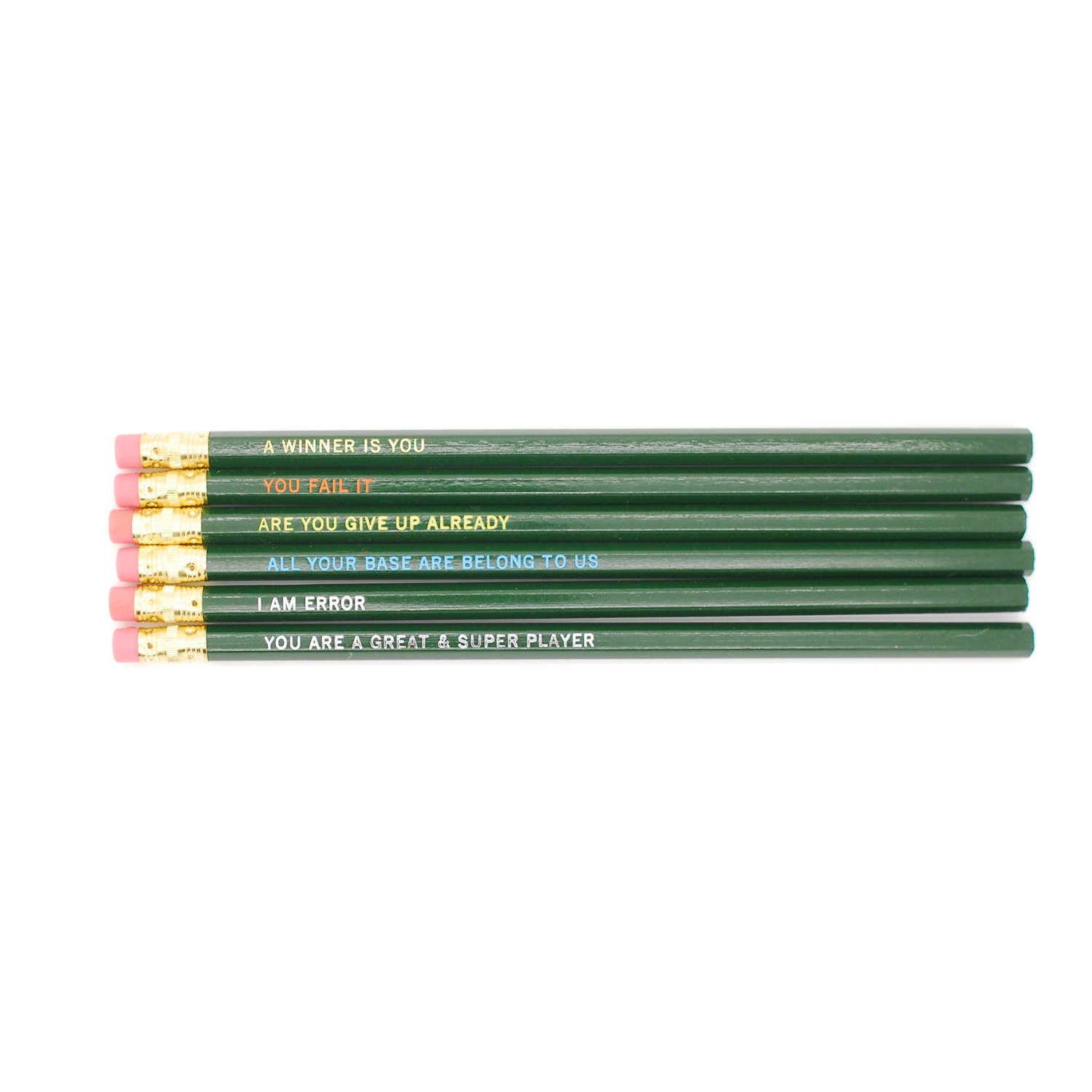 Video Game Engrish - Pencil Set