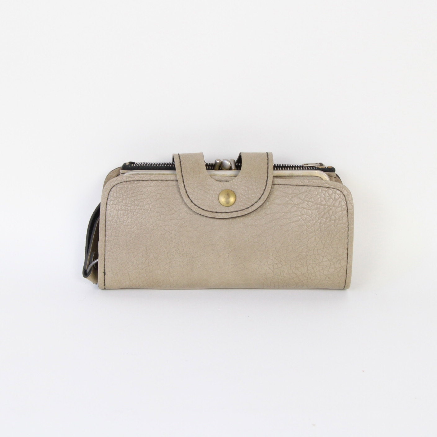 Beige Clutch Wallet