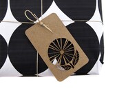 Gift tags - set of 10 Flowery tags