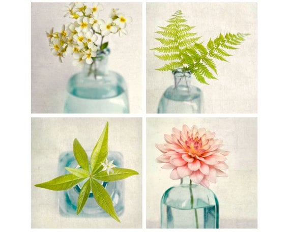 5x5 Print Set, Floral Art, Flower Photos, Botanical Art, Still Life Art, Floral Photographs, Flower Art, Fine Art Photography Prints