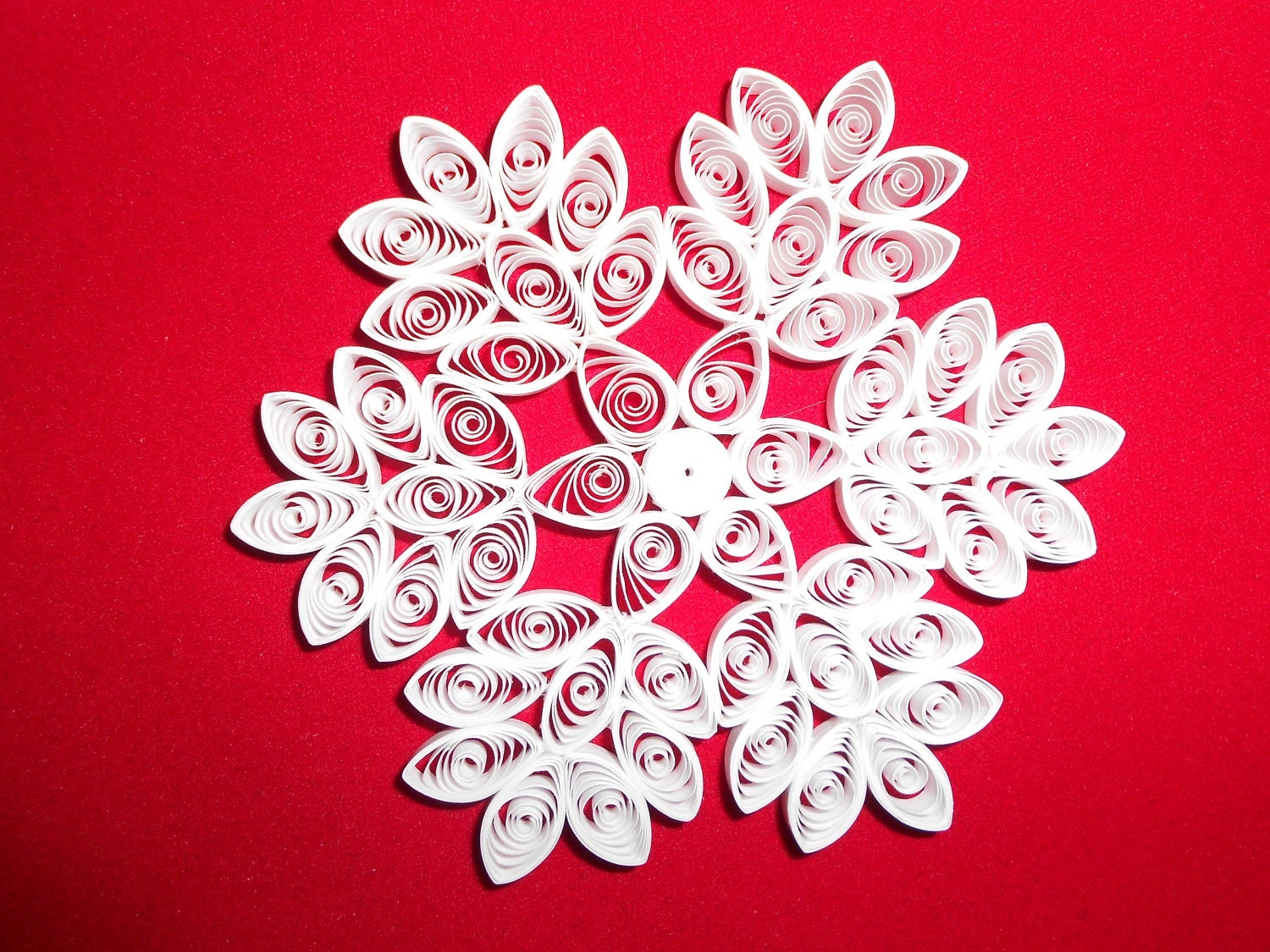 Snowflake Ornament Design in Quilling for 2010