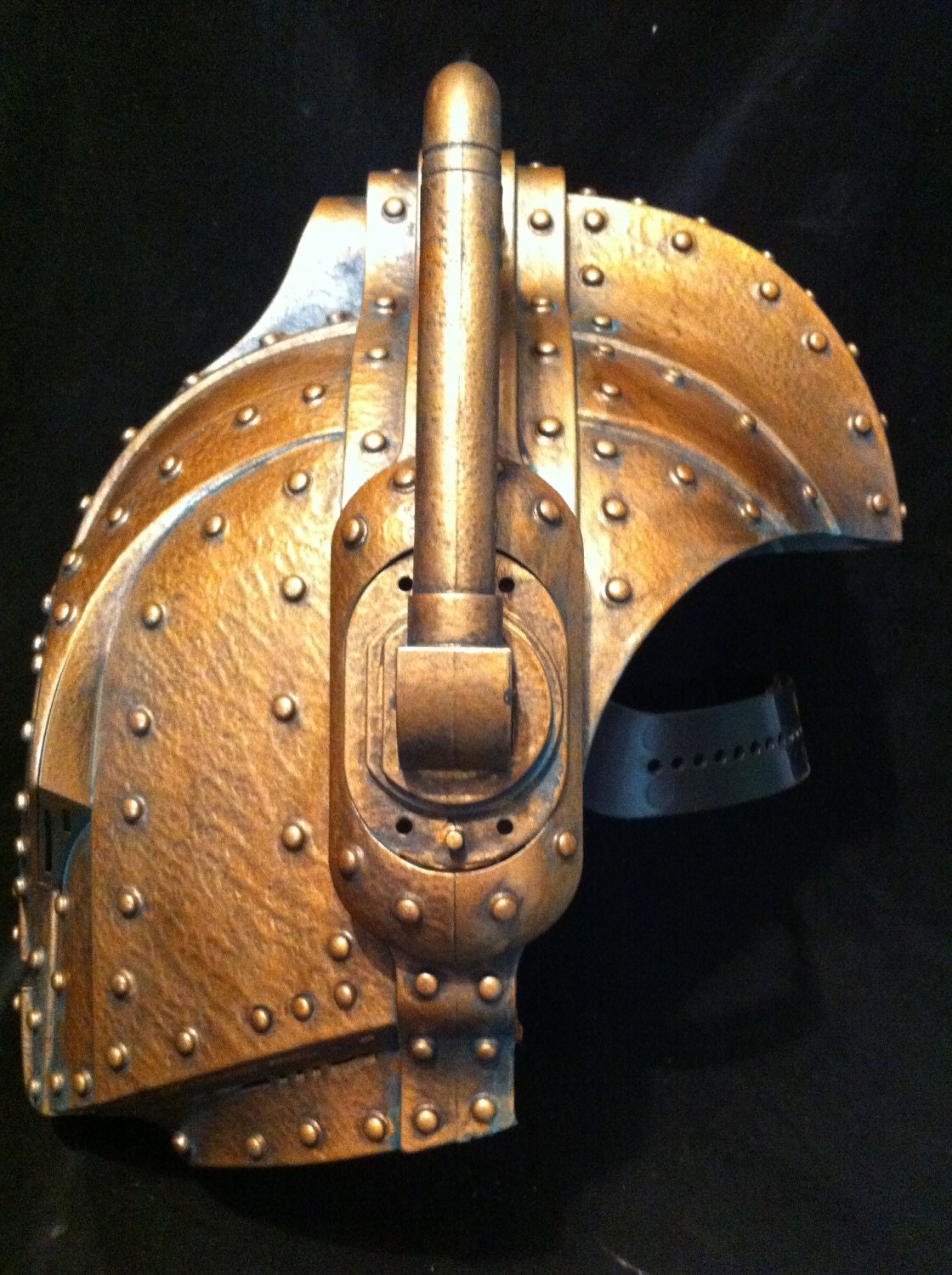 Custom Steampunk Copper Doctor Who Cyberman Helmet Dr Who Cybermen Cosplay